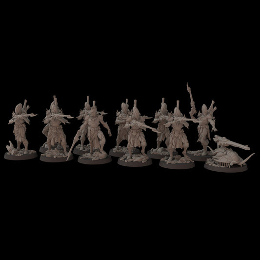 Aeterni Primeval Guardians x 10, Eldar Ones, Fantasy Cult Miniatures