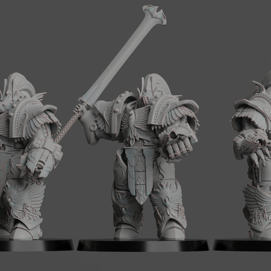Diverging Realms - White Tower Guard Custodians - Vestalian Annihilators x 3