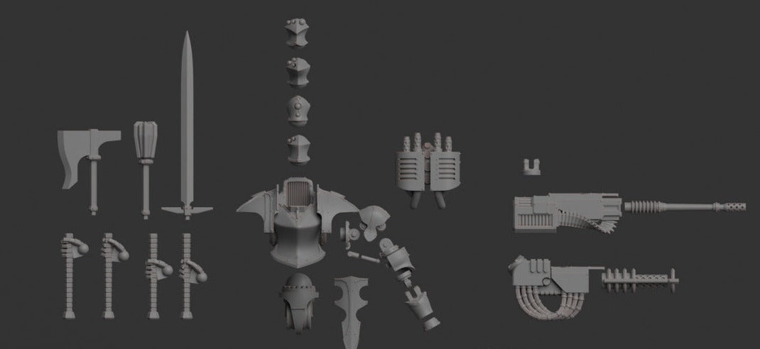 Diverging Realms, Glaive Mech of the Imperial Houses, Knights Division x 2
