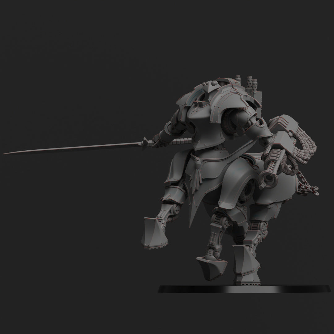 Diverging Realms, Quad Glaive Mech of the Imperial Houses, Knights Division x 2
