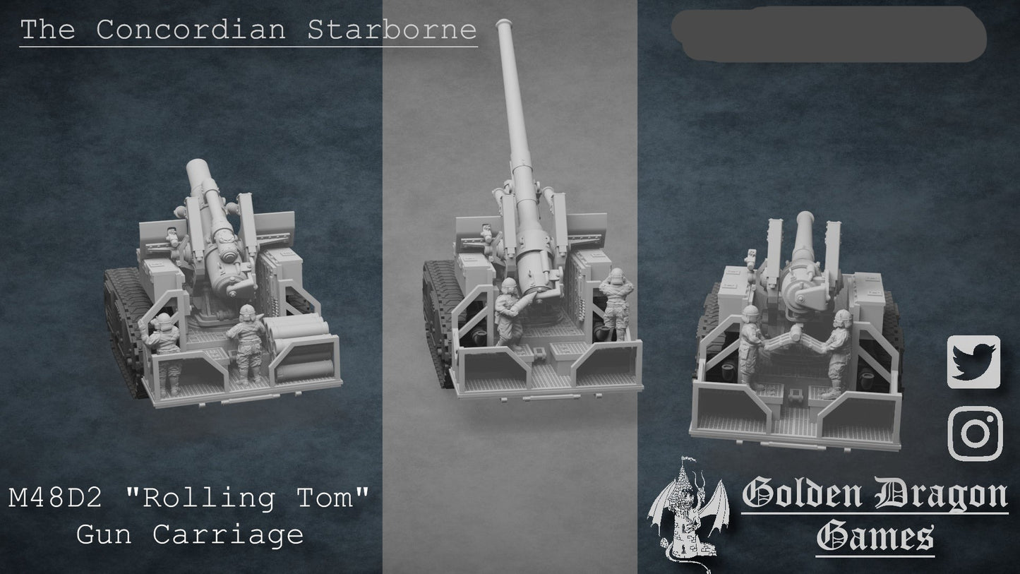 Imperial Artillery Tank of the Starborne Guard M48D2 Artillery Carrage