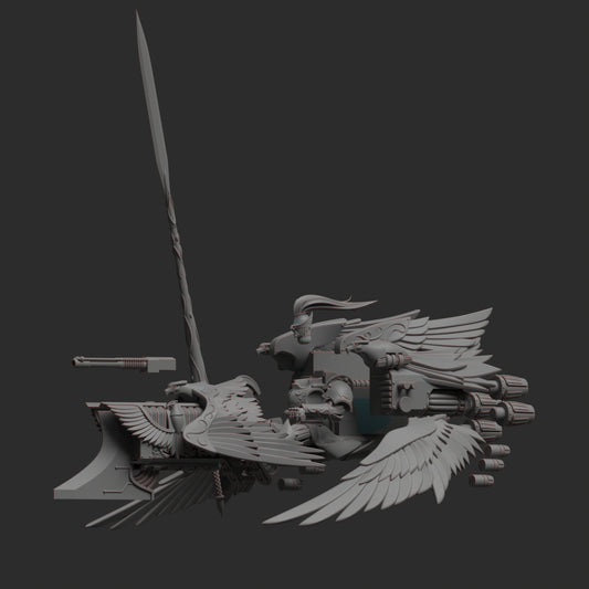 Diverging Realms - White Tower Guard Custodians - Vestalian Hussars x 3