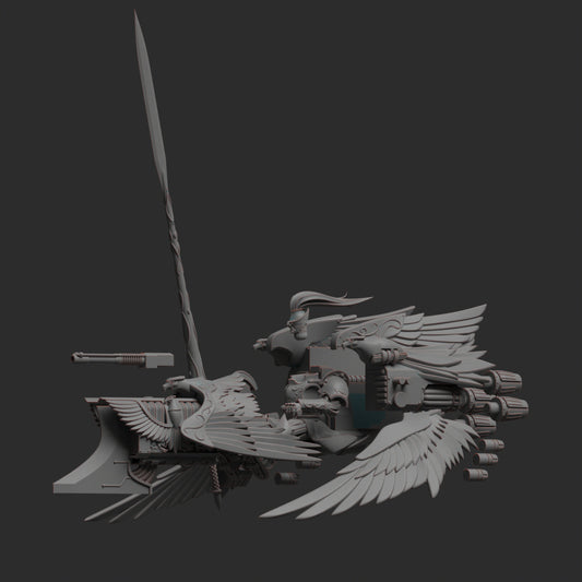 Diverging Realms - White Tower Guard Custodians - Vestalian Hussars Captain