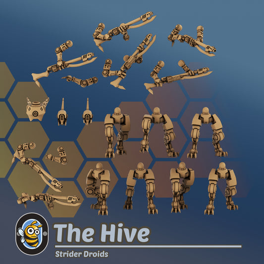 Strider Droids x 16, Carnivore Team, The Hive