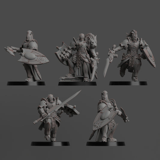 Diverging Realms - White Tower Guard Custodians - Vestalian Wardens x 10