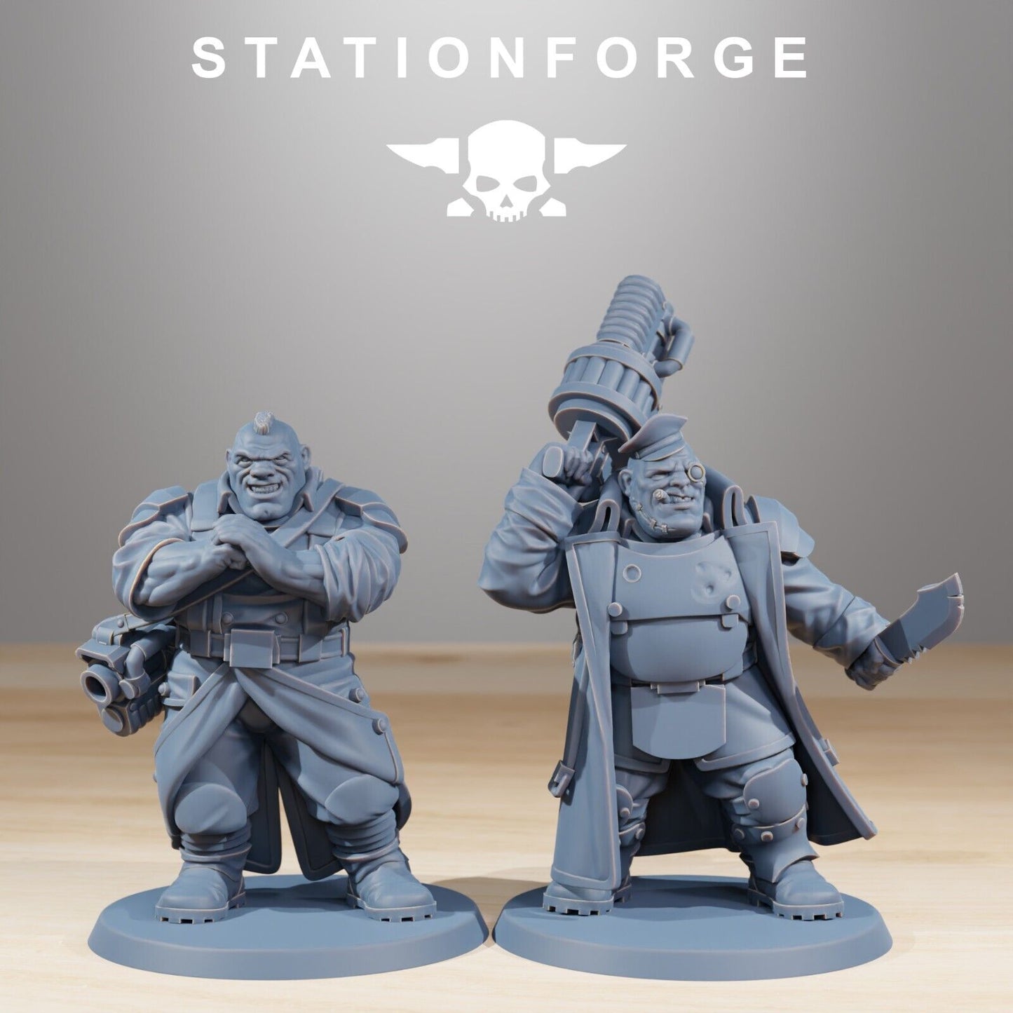 Imperial Ogres of the Grim Guard x 10, Death Division, Mutant Korps