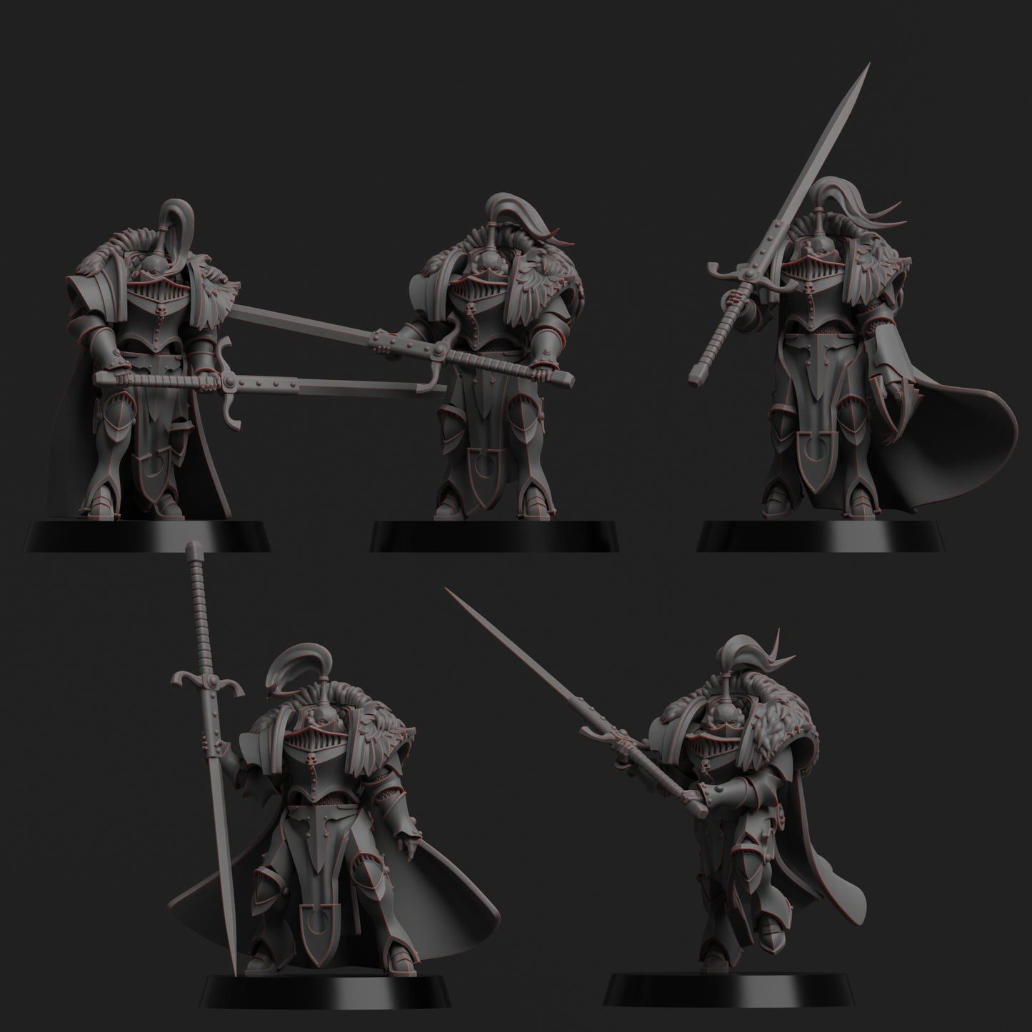 Diverging Realms - Sisters of the Coven Antianerirai Heavy Battle Armour 2.0 x 5