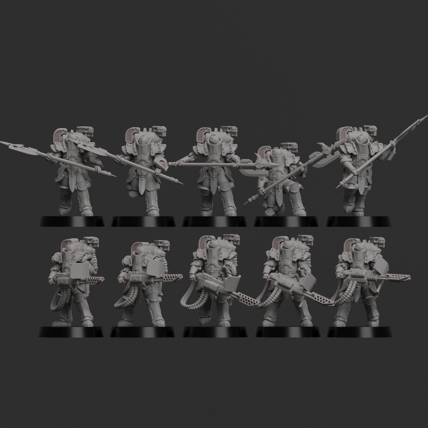 Diverging Realms - Auxilia - Special Weapons Squad - Gateway Wardens x 5