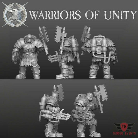 Wargames Compatible - Warriors of Unity - Princepta x 5