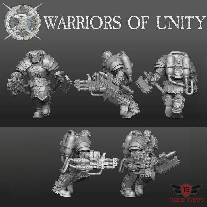 Wargames Compatible - Warriors of Unity - Princepta x 5