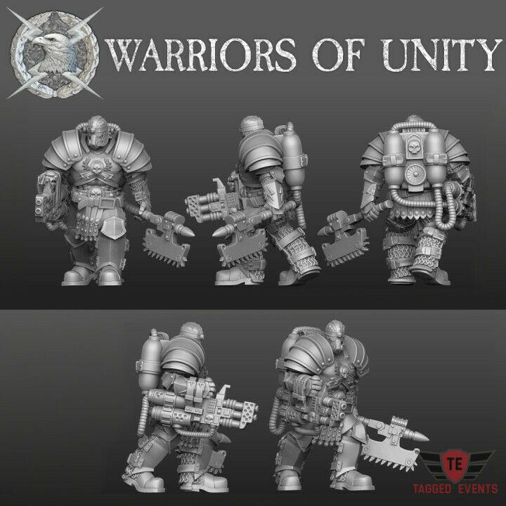Wargames Compatible - Warriors of Unity - Princepta x 5