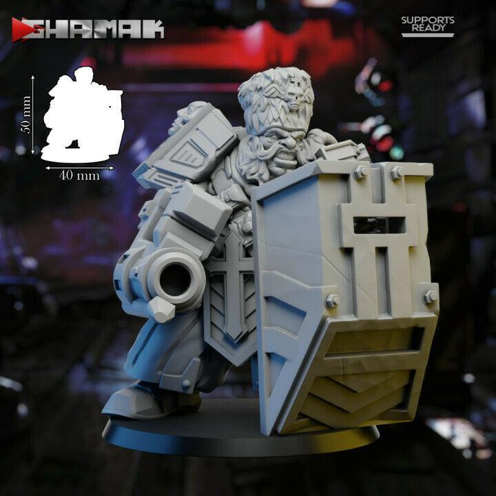 Wargames Compatible - Soviet Ogres x3 - Gun and Shield