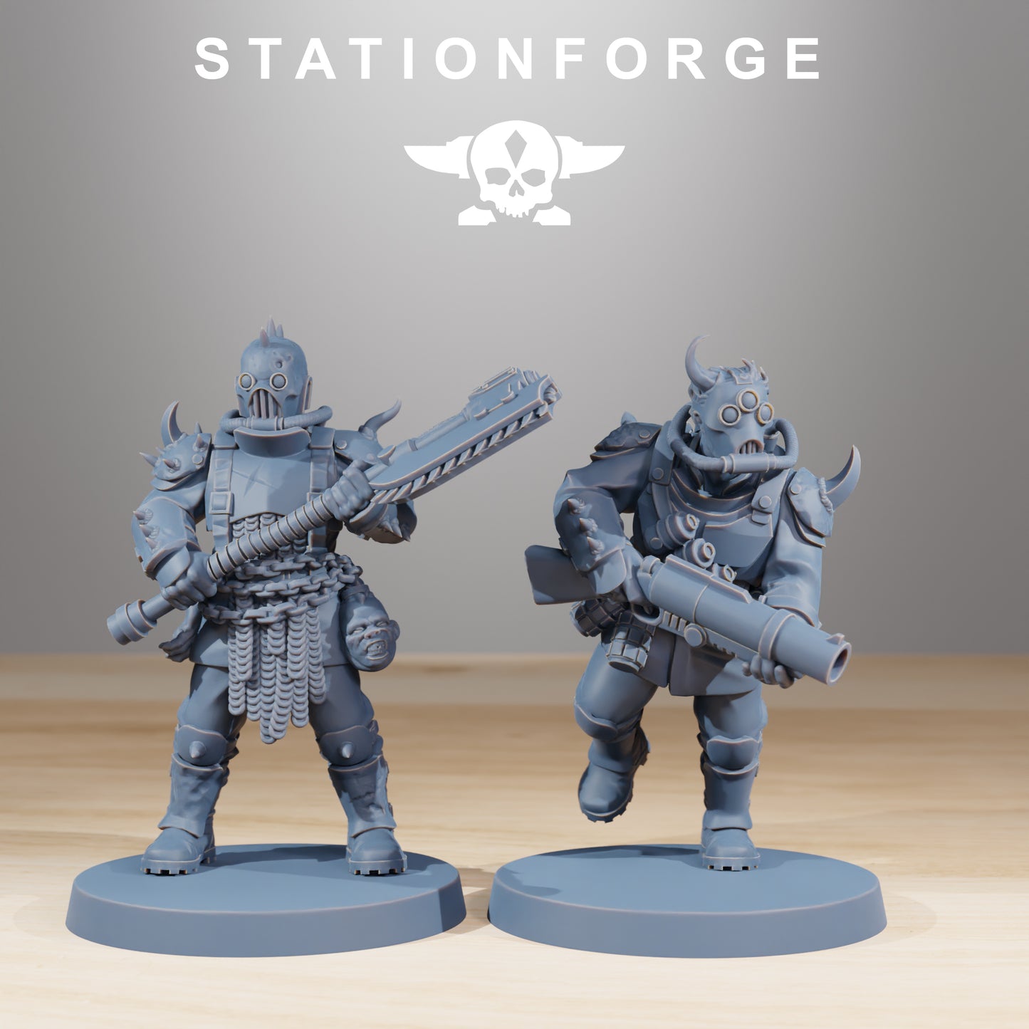 Traitor Soldiers of the Grim Guard x 12, Death Division, Corrupted Korps