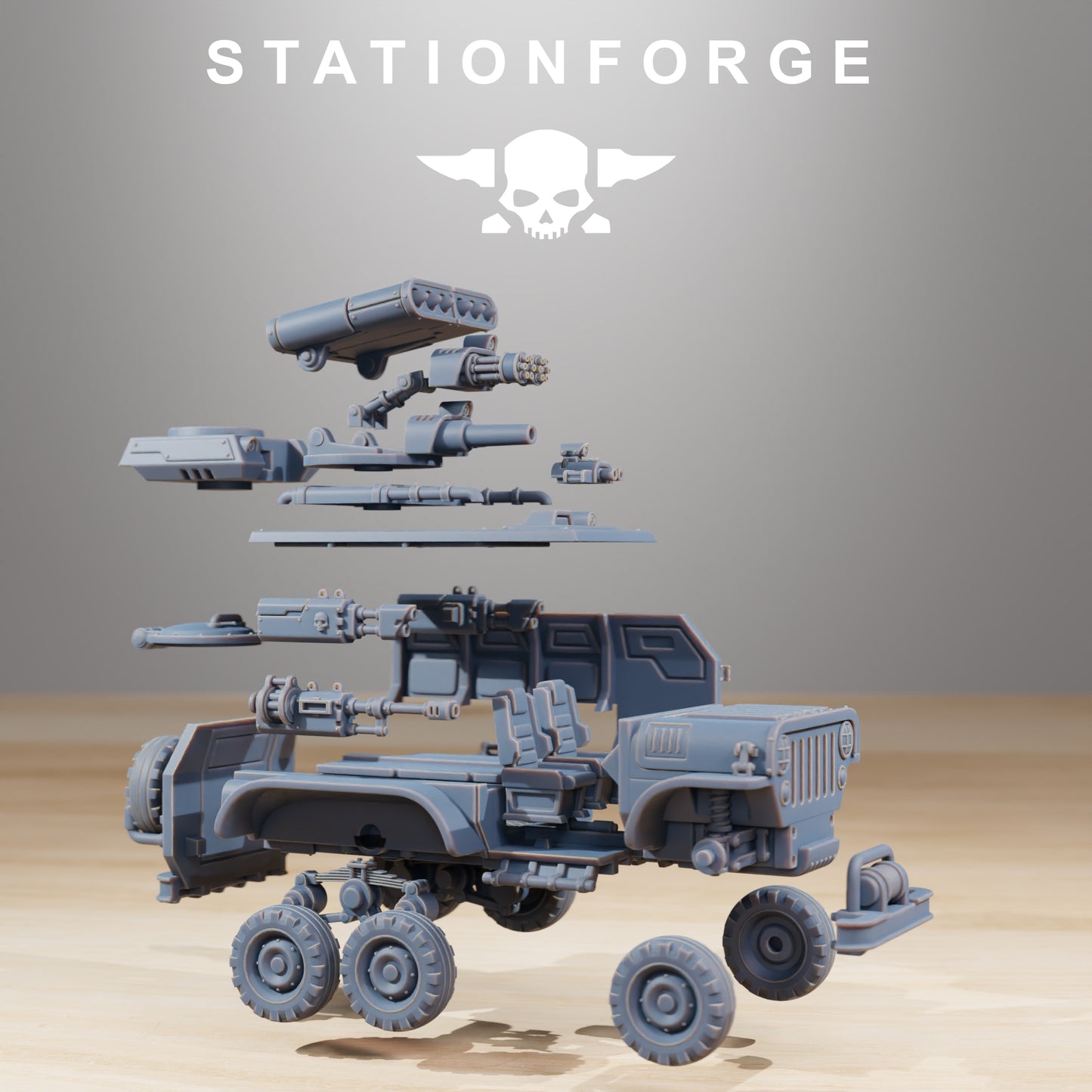 Armoured Carrier - Prime Imperial Tank of the Grim Guard, Battle Division