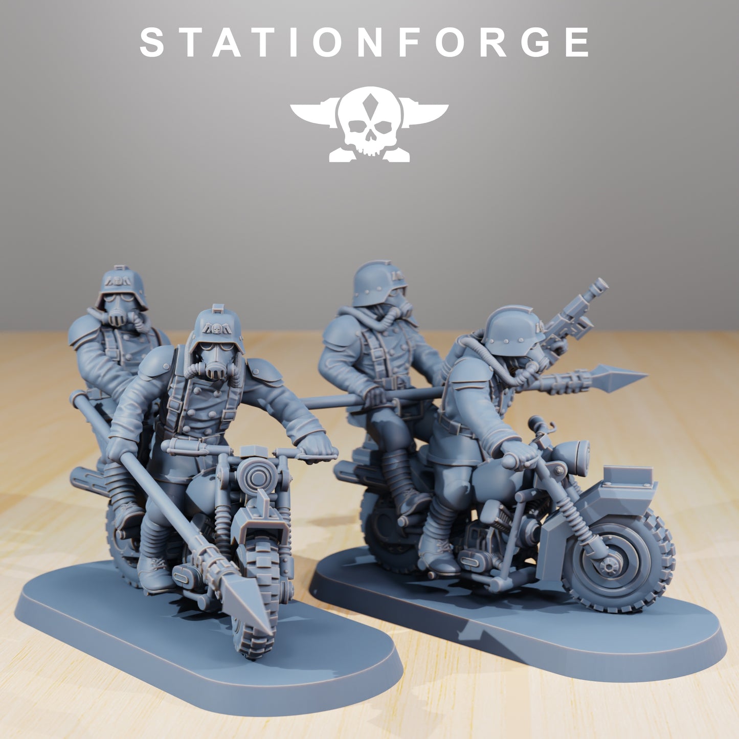 Bike Riders of the Grim Guard x 10, Rough Ground Division Division, Biker Korps