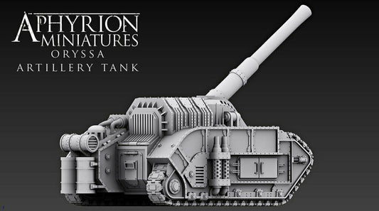 Oryssa Artillery Tank 28 mm-35 mm Tabletop Aphyrion