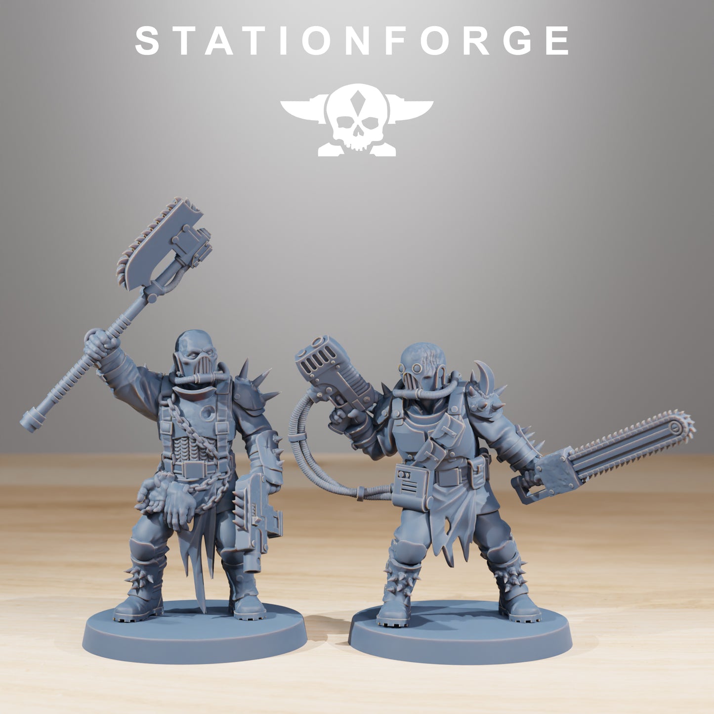 Traitor Soldiers of the Grim Guard x 12, Death Division, Corrupted Korps