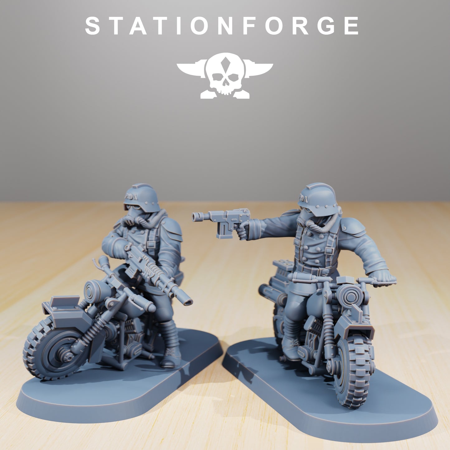 Bike Riders of the Grim Guard x 10, Rough Ground Division Division, Biker Korps