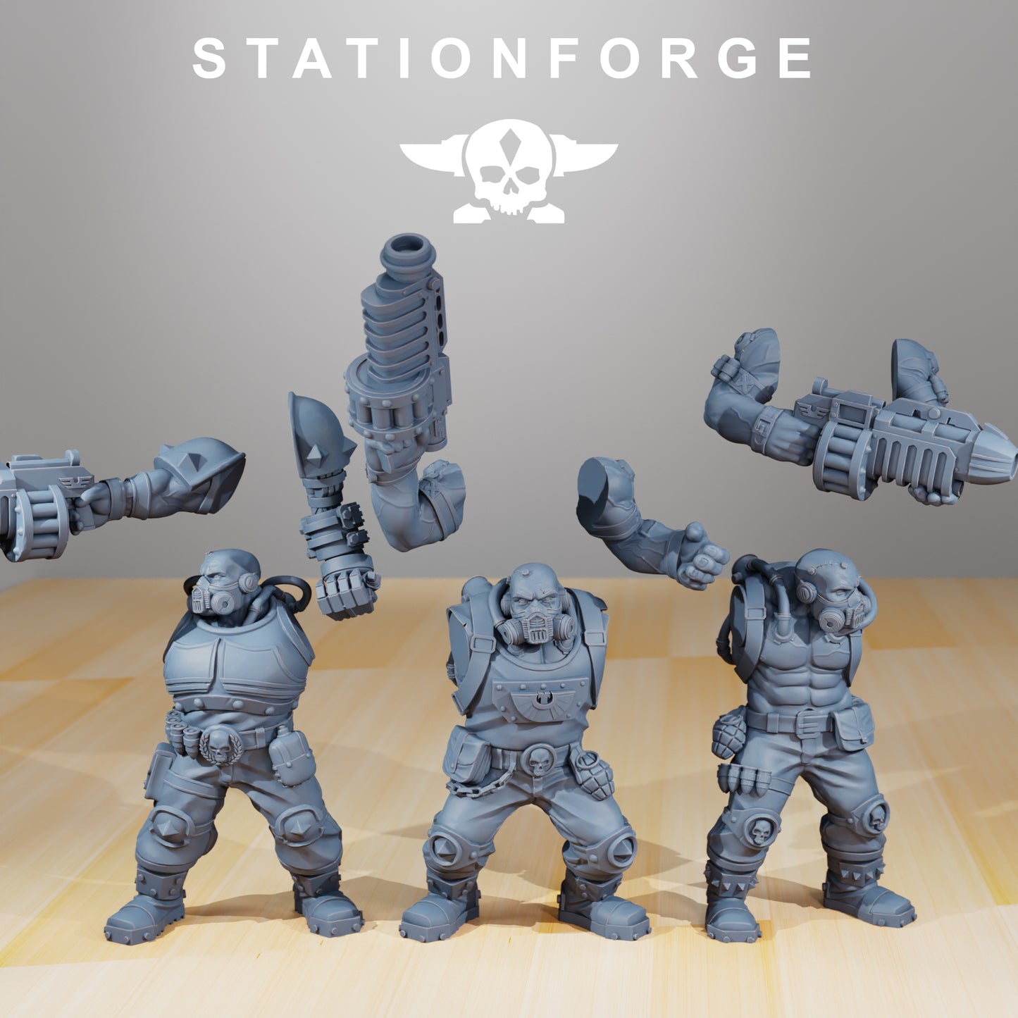 Wargames Compatible - National Guard Ogres x 3