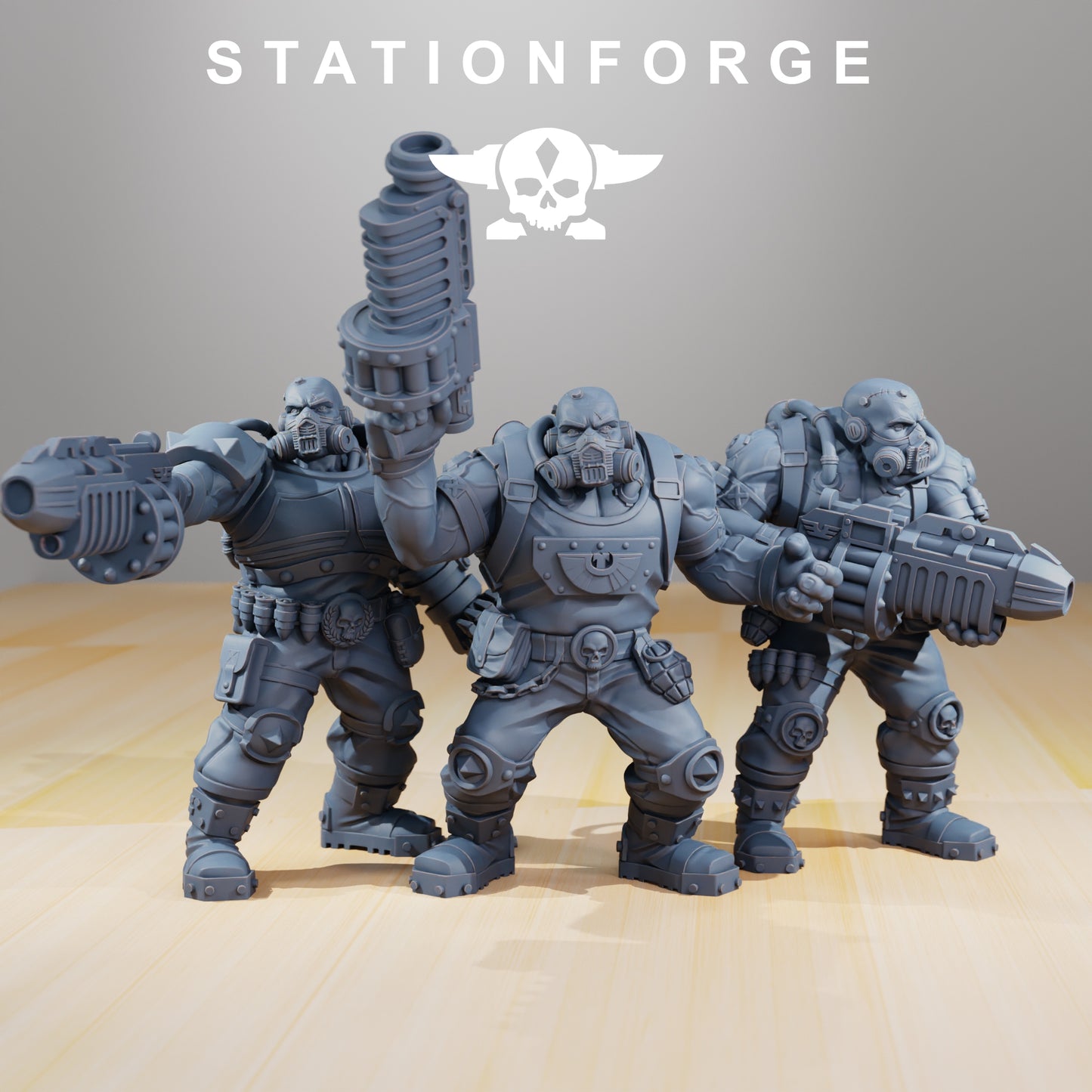 Wargames Compatible - National Guard Ogres x 3