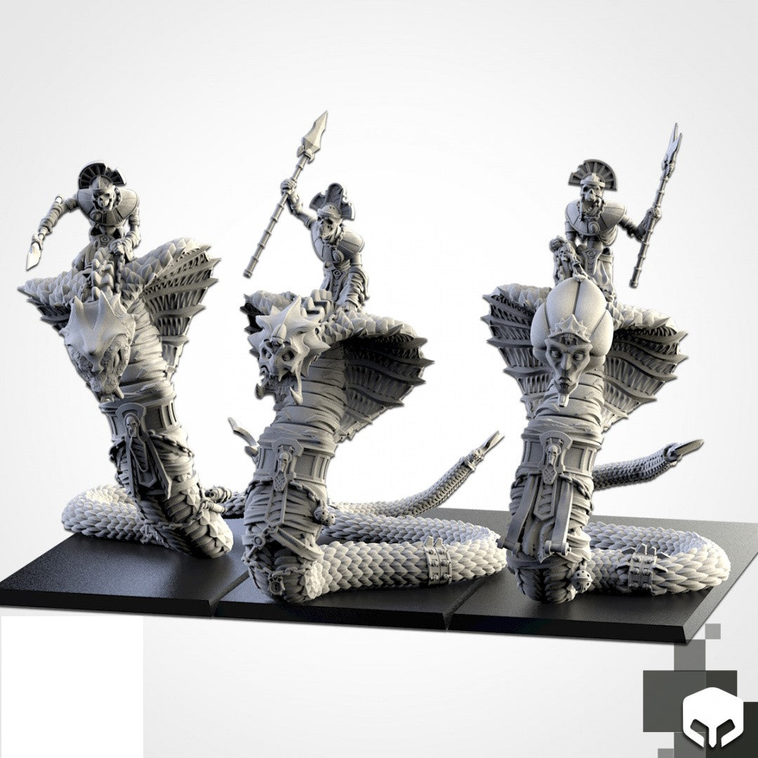 Necropolis Knights Proxies On Mummy Snakes