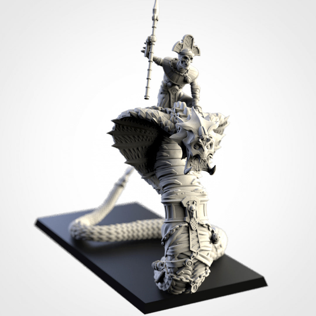 Tomb King Necropolis Knights Proxy On Mummy Snake