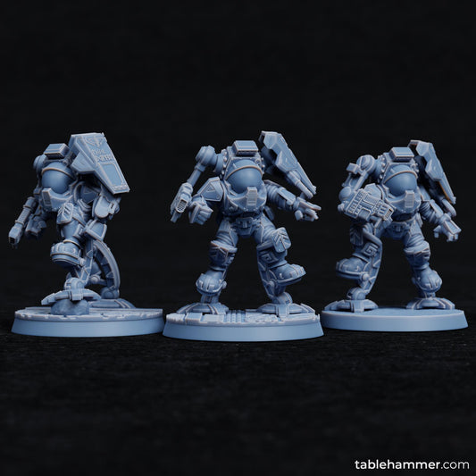 Space Dwarf Exo Dwarves x 3 Federation of Tyr