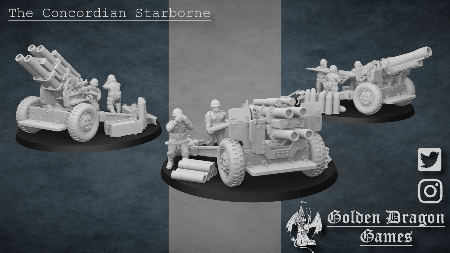 Field Artillery of the Starborne Guard x 3, Earthshaker Division