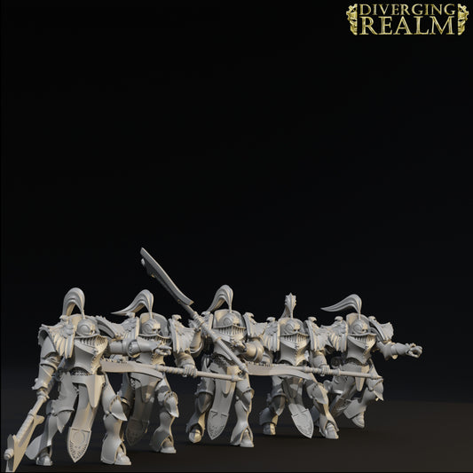 Diverging Realms - Sisters of the Coven Antianeirai Heavy Armour Squad x 5