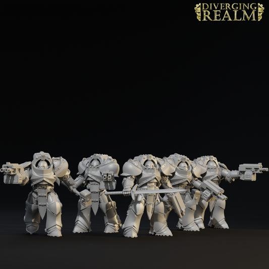 Diverging Realms - Scion - Bulwark Heavy Armour Cataphracts x 5