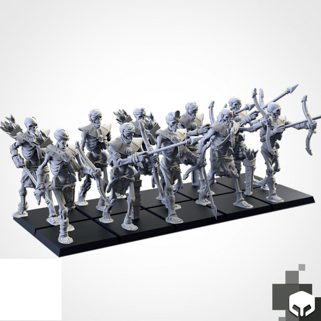 Armies of the Sand - Tomb Skeletons x 10 Kings Chosen Bows
