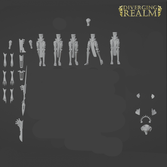 Diverging Realms - Children of Hades - Nymph Combat Warrior Construct x 5