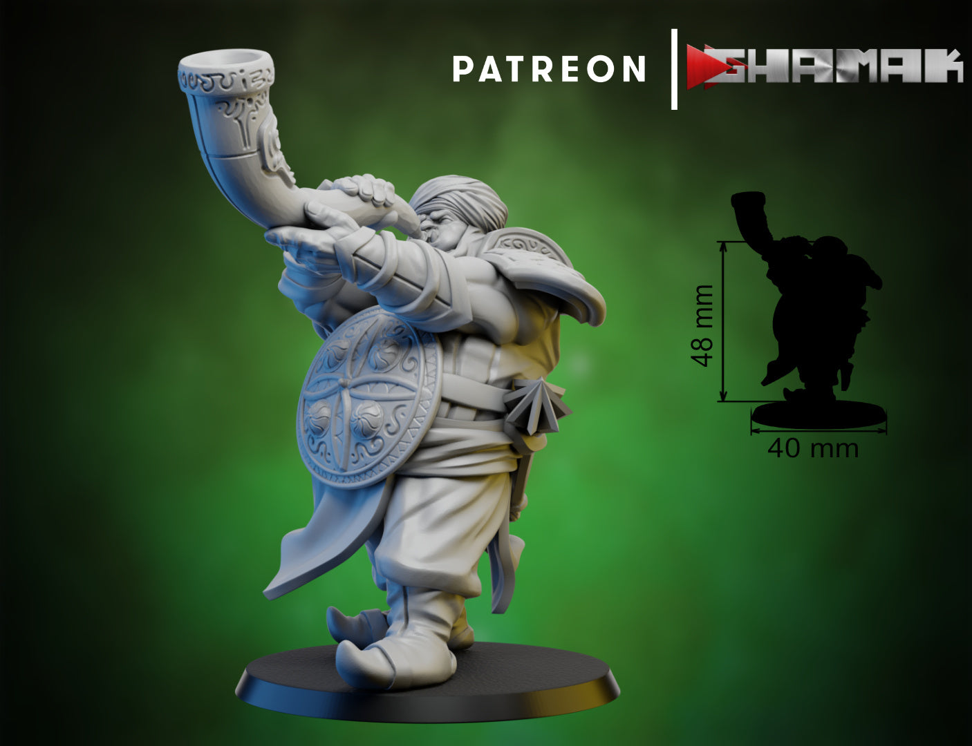 Wargames Compatible - Persian Ogre Tribes - Ogre Warriors 2 Handed x 6