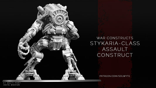 Wargames Compatible - Stykaria Class Construct 28 mm-35 mm Tabletop Solwyte