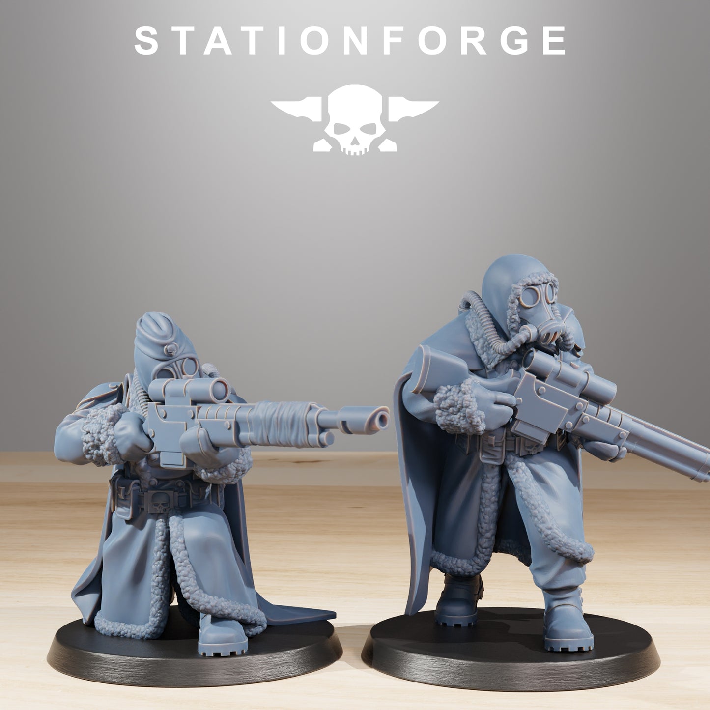 Imperial Marksmen the Grim Guard x 10, Death Division, Frostwatch Korps