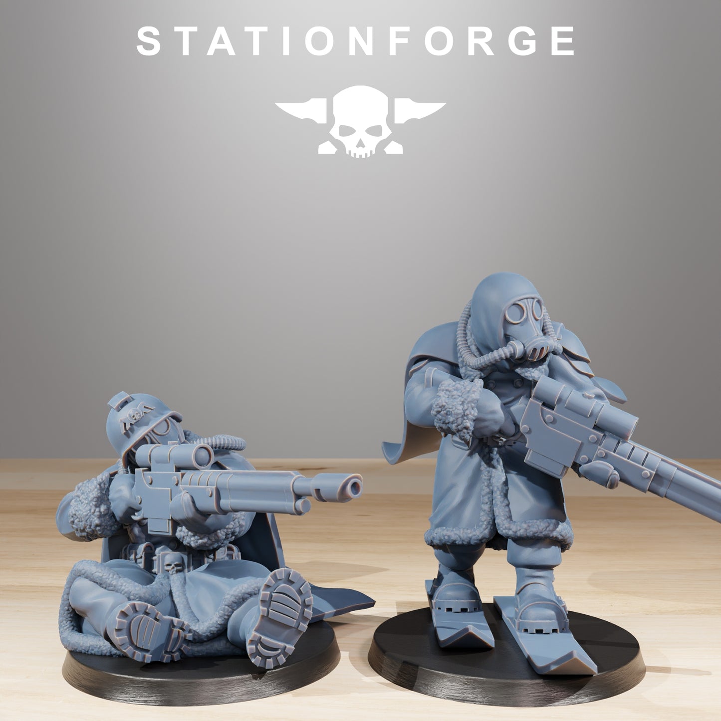 Imperial Marksmen the Grim Guard x 10, Death Division, Frostwatch Korps