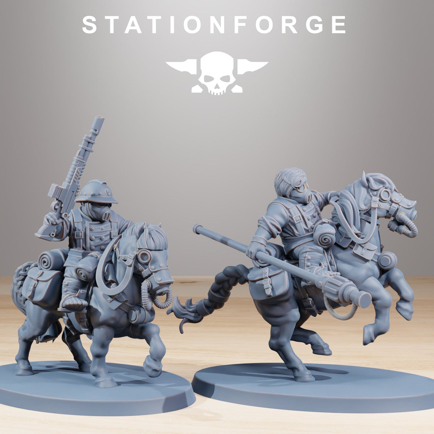 Pony Cavalry Riders of the Grim Guard x 10, Rough Ground Division, Cavalry Korps