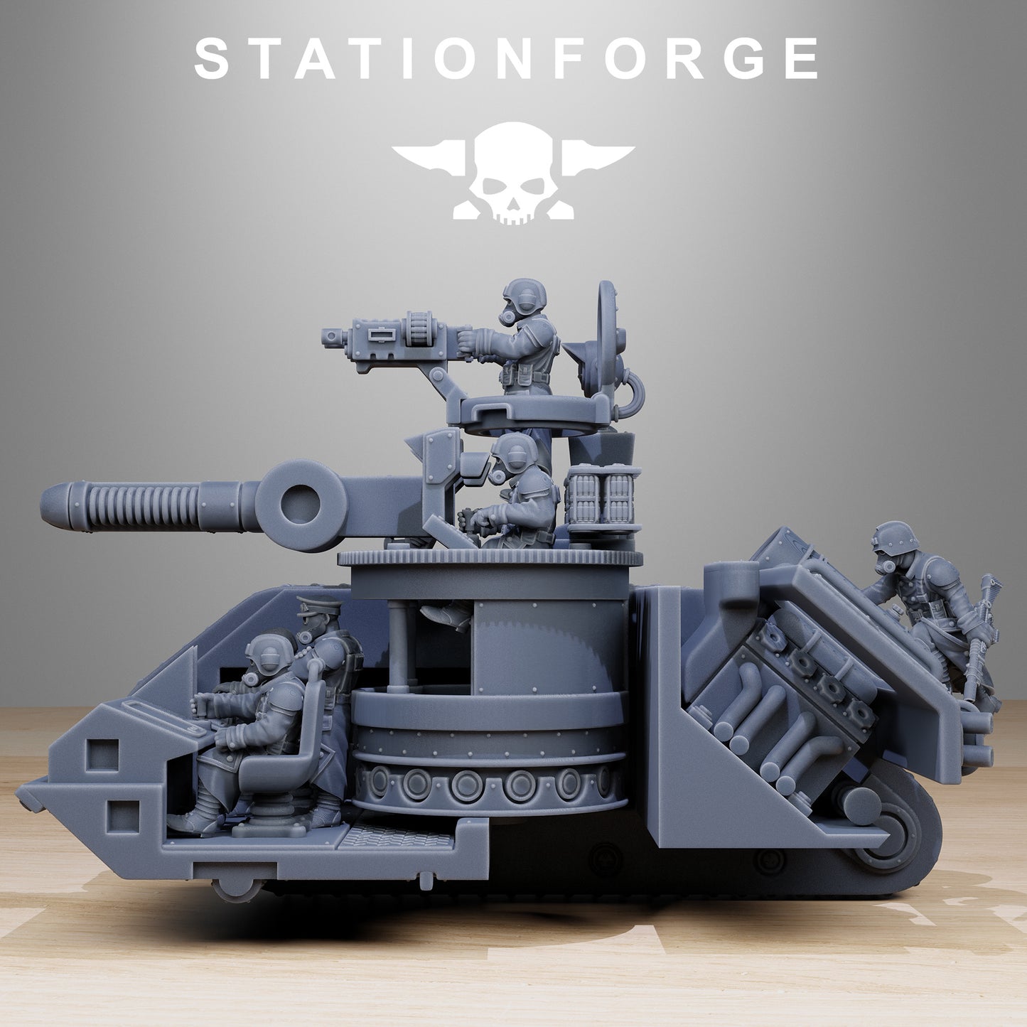 Light Imperial Battle Tank of the Grim Guard 2.0 Death Division, Russ Korps