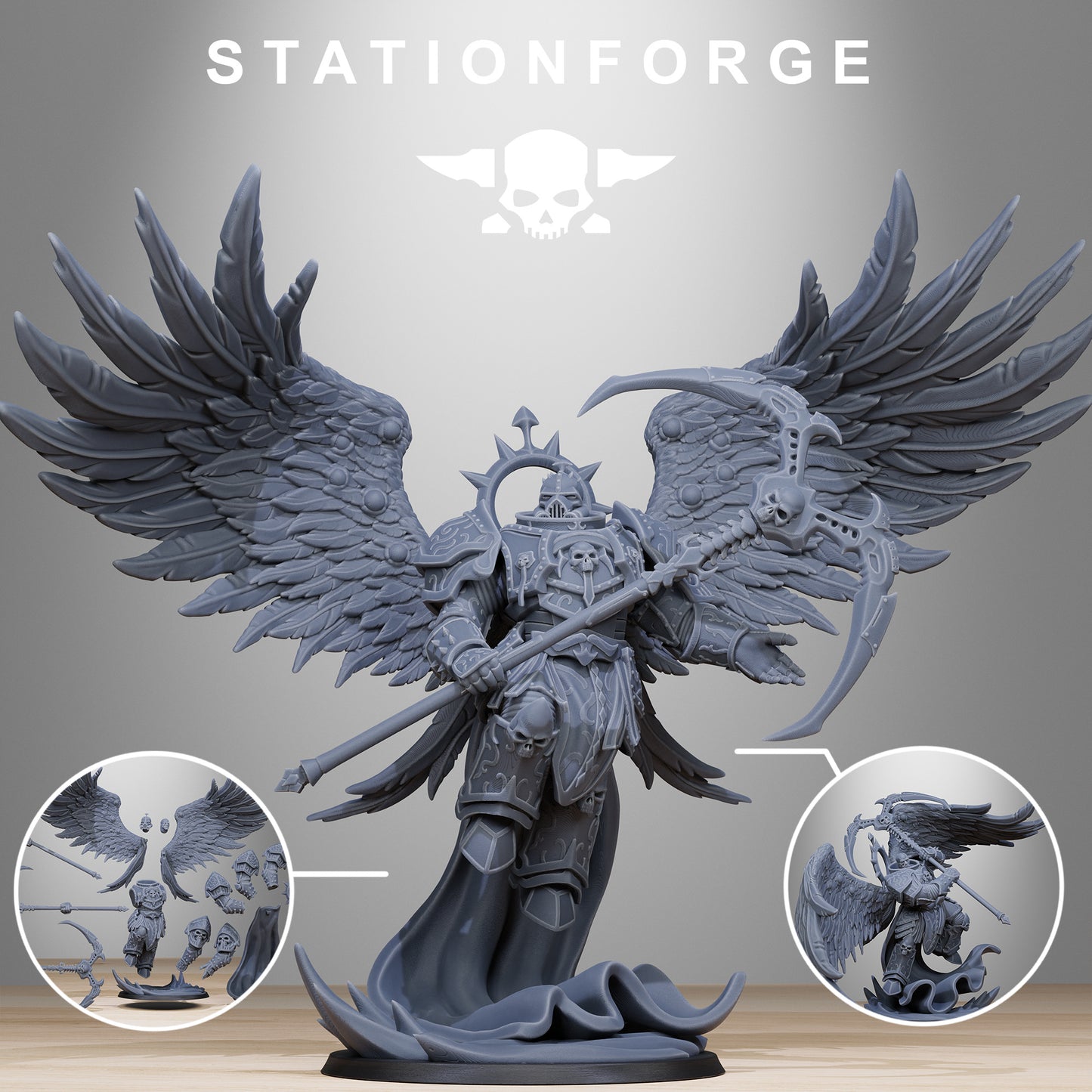 Corrupted Archon Angel, Chaos Prince, Marine Core