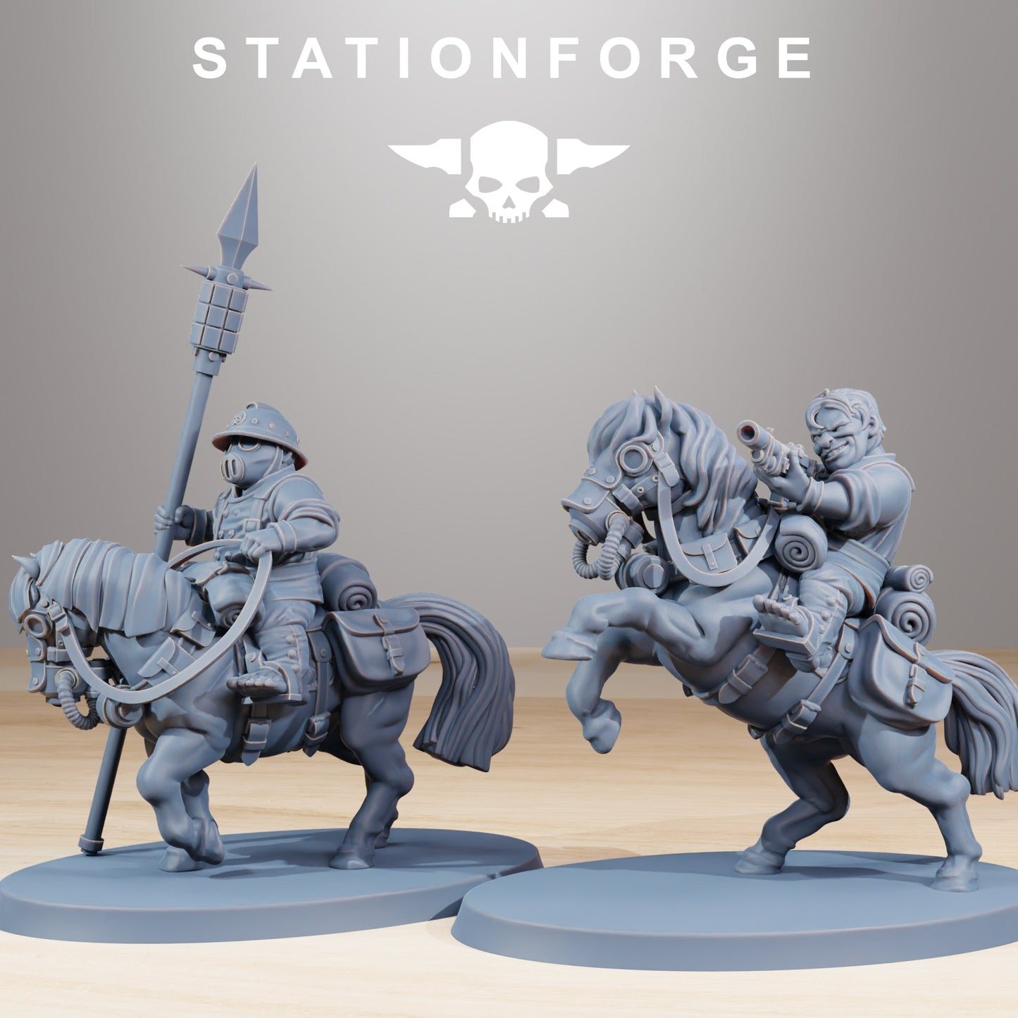Pony Cavalry Riders of the Grim Guard x 10, Rough Ground Division, Cavalry Korps