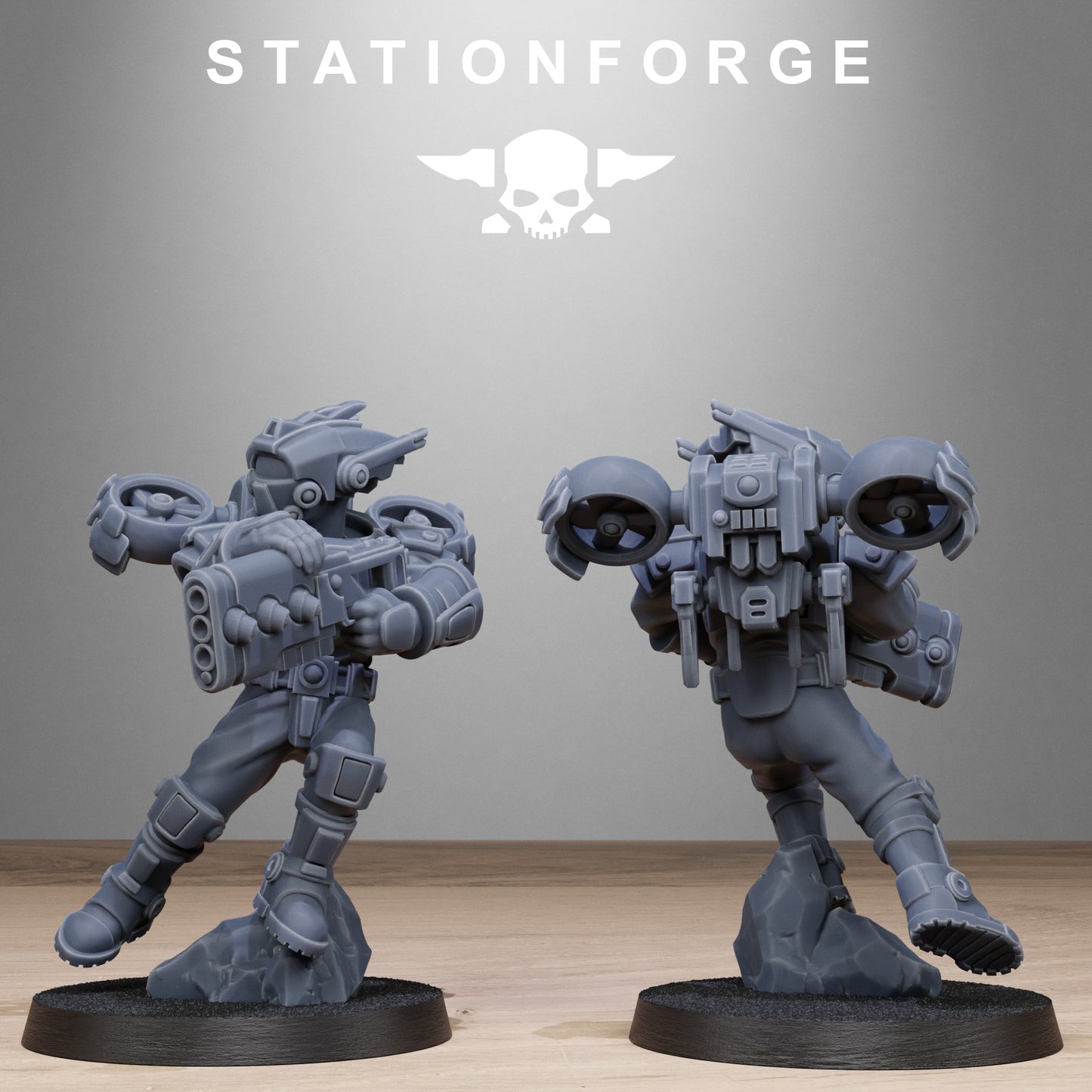 Tarion Clone Droid Warrior Jump Infantry Squad x10, Fire Team
