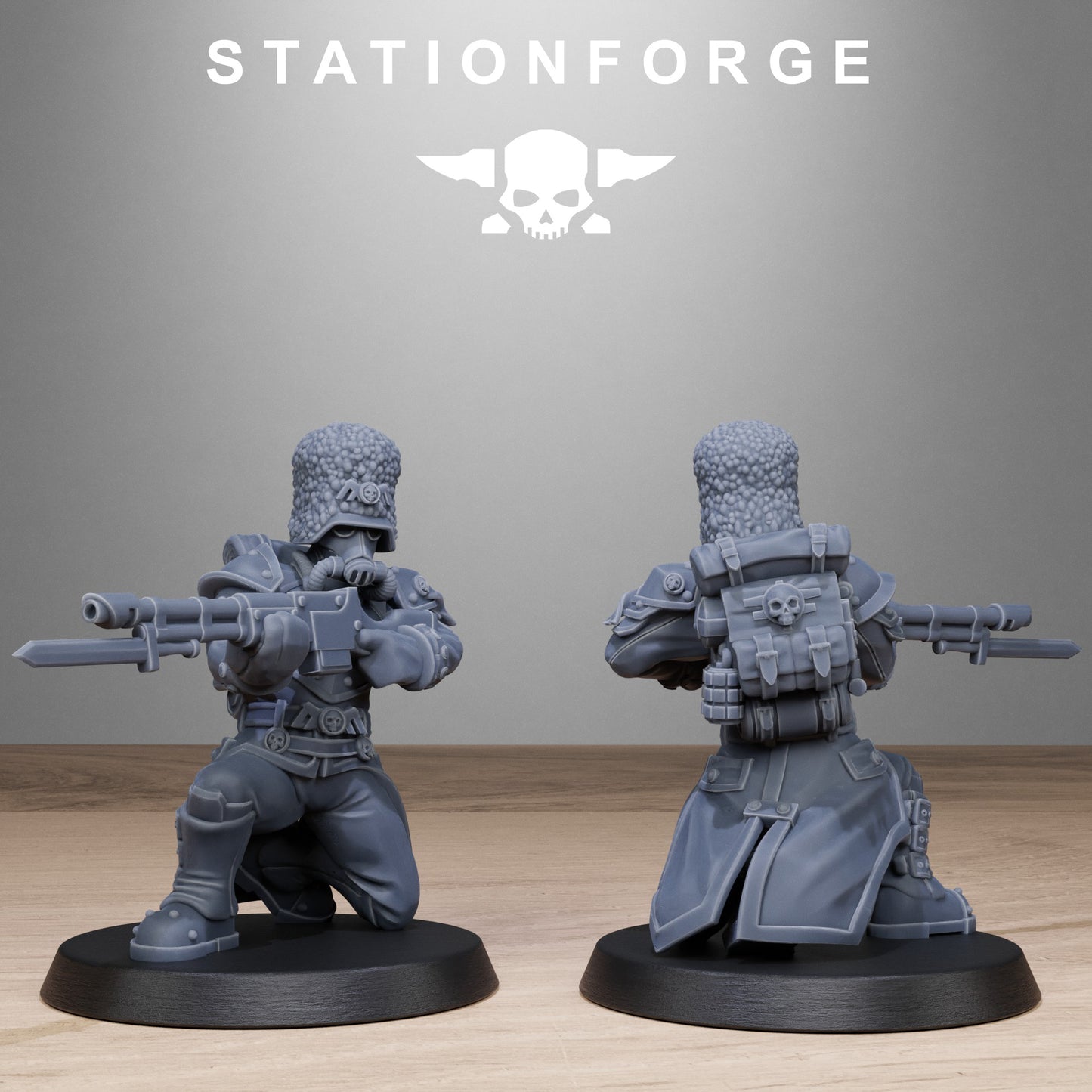 Imperial Soldiers of the Grim Guard x 10, Death Division, Royal Firstborn Korps
