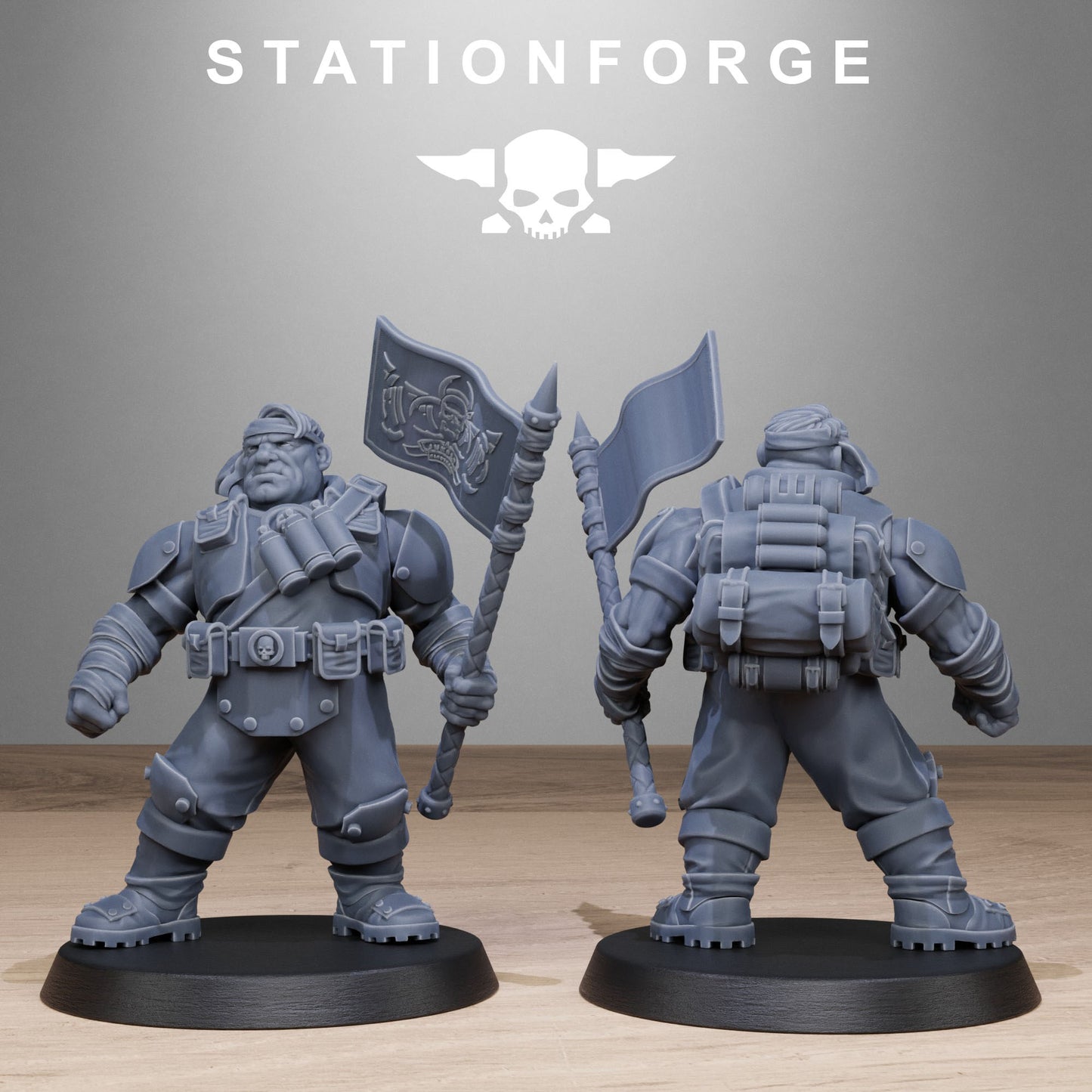 Imperial Ogres of the Grim Guard x 10, Death Division, Jungle Mutant Korps