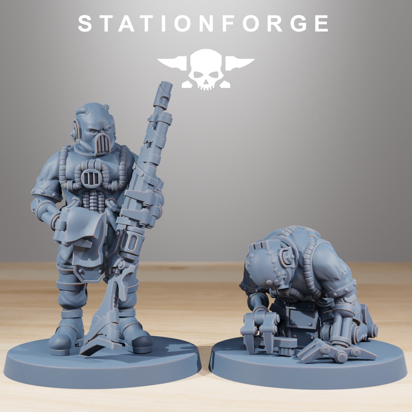 Scavenger Cyborgs, Tech Adepts, Mech Vanguard Division