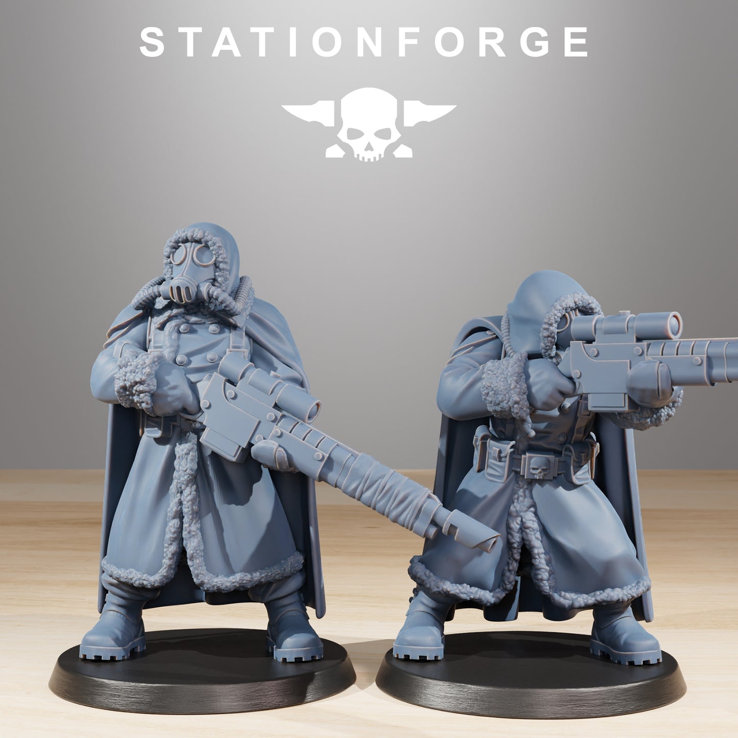Imperial Marksmen the Grim Guard x 10, Death Division, Frostwatch Korps