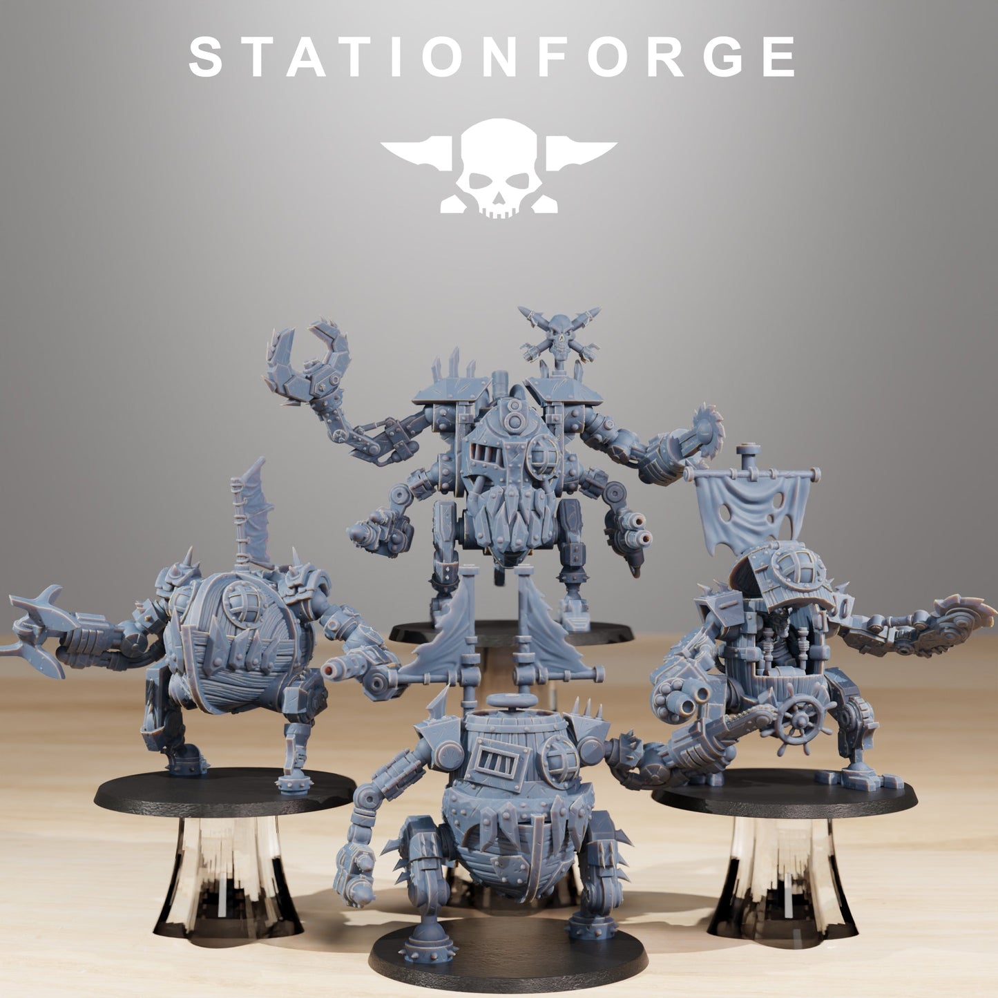 Orc Gob Pirate Bots, Killer Division, without crew x4