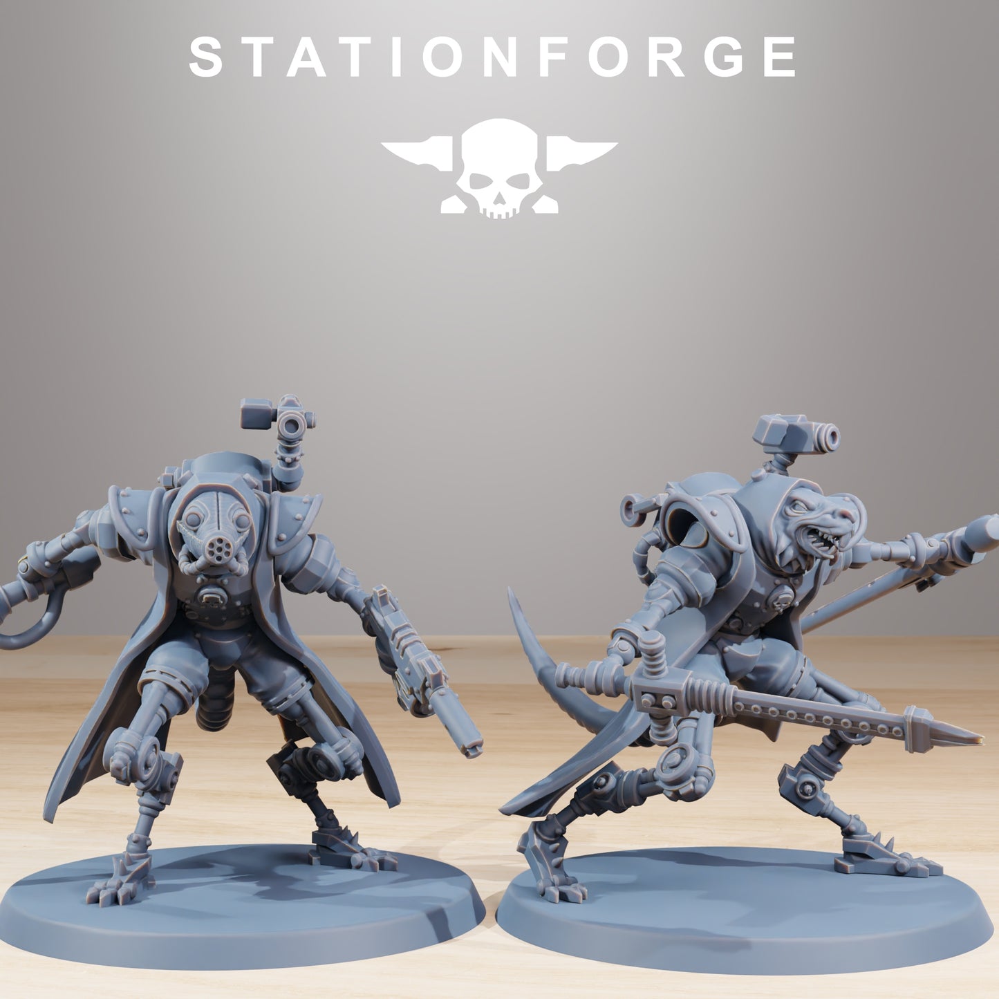 Scavenger Raticus Curdsters, Runners, Tech Adepts, Mech Division