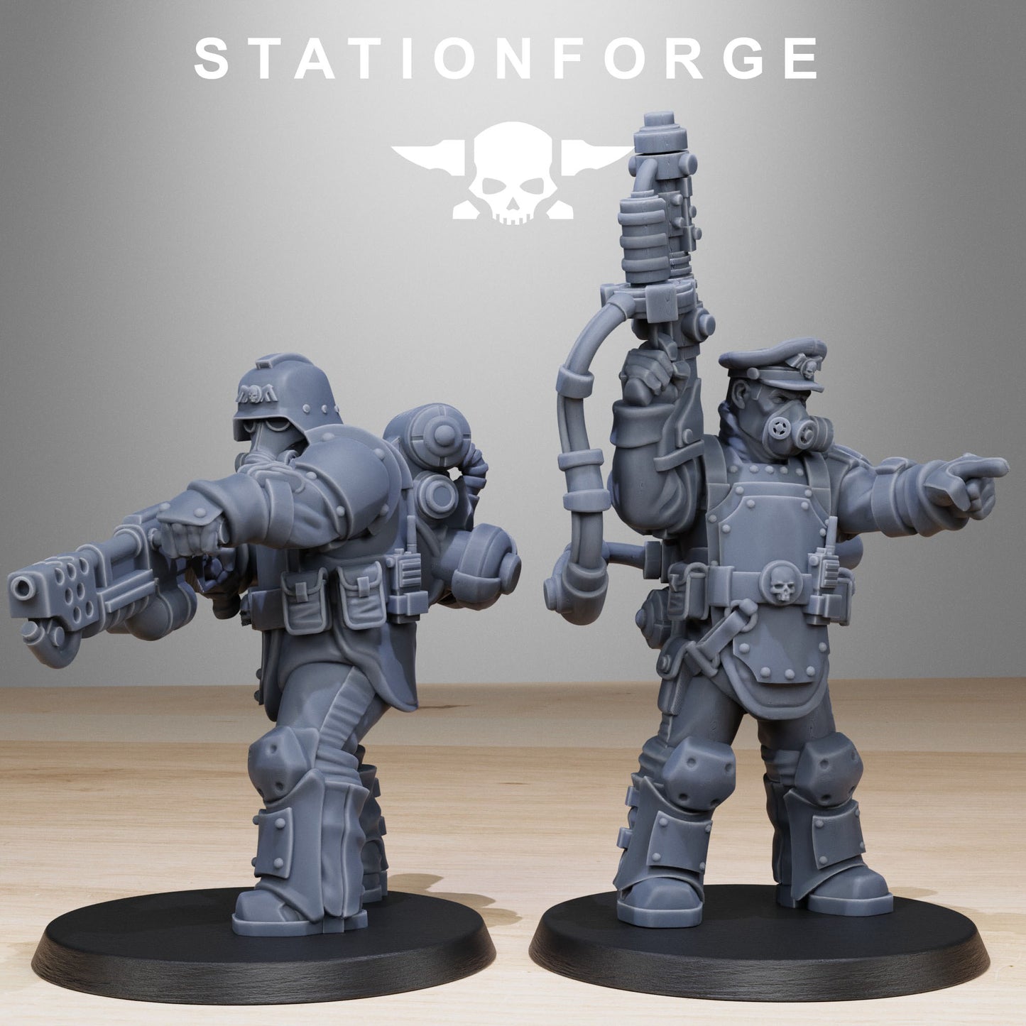 Imperial Soldiers of the Grim Guard x 10, Death Division, Armoured Korps