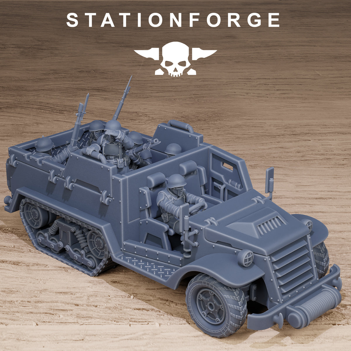 Imperial Half Track Vehicle of the Free Guard, Imperial Division