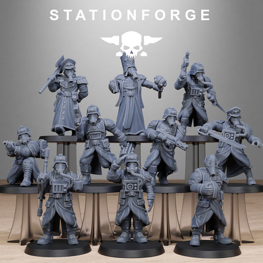 Imperial Soldiers of the Grim Guard x 10, Death Division, Vigils Korps